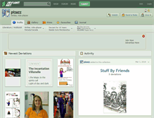 Tablet Screenshot of pizazz.deviantart.com