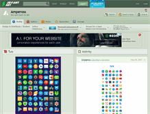 Tablet Screenshot of ampeross.deviantart.com