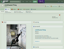 Tablet Screenshot of minidisasterthing.deviantart.com