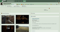 Desktop Screenshot of enigmathemystic.deviantart.com