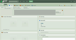 Desktop Screenshot of phpl.deviantart.com