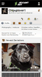 Mobile Screenshot of chipuplover1.deviantart.com