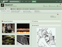 Tablet Screenshot of chipuplover1.deviantart.com