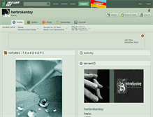Tablet Screenshot of herbrokentoy.deviantart.com