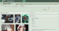 Desktop Screenshot of dantes-cuteface.deviantart.com