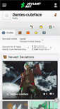Mobile Screenshot of dantes-cuteface.deviantart.com