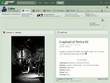 Tablet Screenshot of cyboy.deviantart.com