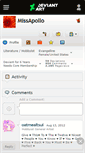Mobile Screenshot of missapollo.deviantart.com