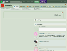 Tablet Screenshot of missapollo.deviantart.com