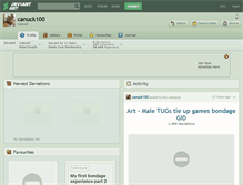 Tablet Screenshot of canuck100.deviantart.com