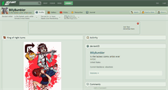 Desktop Screenshot of billybumbler.deviantart.com