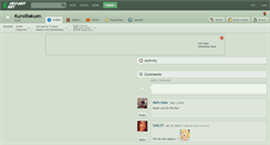 Desktop Screenshot of kuroirakuen.deviantart.com