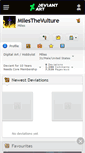 Mobile Screenshot of milesthevulture.deviantart.com