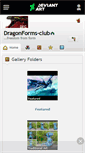 Mobile Screenshot of dragonforms-club.deviantart.com