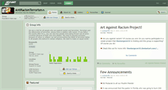 Desktop Screenshot of antiracismterrorism.deviantart.com