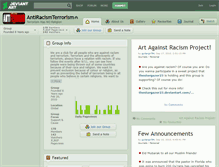 Tablet Screenshot of antiracismterrorism.deviantart.com