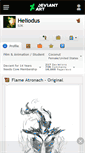 Mobile Screenshot of heliodus.deviantart.com