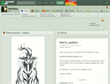Tablet Screenshot of heliodus.deviantart.com
