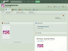 Tablet Screenshot of amazingstamp1plz.deviantart.com