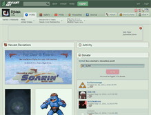 Tablet Screenshot of djmak.deviantart.com