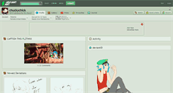 Desktop Screenshot of chuckychick.deviantart.com