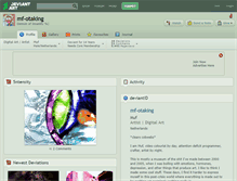 Tablet Screenshot of mf-otaking.deviantart.com