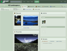 Tablet Screenshot of nz-landscapes.deviantart.com
