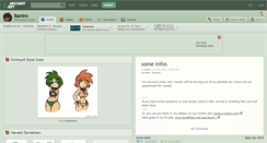 Desktop Screenshot of bantro.deviantart.com