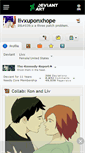 Mobile Screenshot of livxuponxhope.deviantart.com