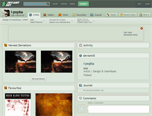 Tablet Screenshot of i-popba.deviantart.com