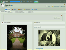 Tablet Screenshot of crazy-brow.deviantart.com