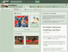 Tablet Screenshot of pro-rodeo.deviantart.com