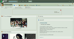 Desktop Screenshot of crimsonyoukai.deviantart.com