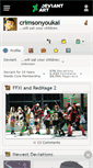Mobile Screenshot of crimsonyoukai.deviantart.com
