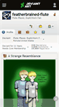 Mobile Screenshot of featherbrained-flute.deviantart.com