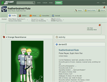 Tablet Screenshot of featherbrained-flute.deviantart.com