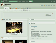 Tablet Screenshot of phoebeness.deviantart.com