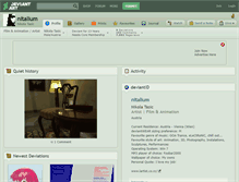 Tablet Screenshot of nitalium.deviantart.com