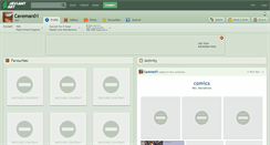 Desktop Screenshot of caveman01.deviantart.com