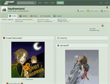 Tablet Screenshot of isaydreamland.deviantart.com