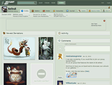 Tablet Screenshot of belindi.deviantart.com