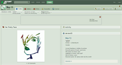 Desktop Screenshot of boy-13.deviantart.com