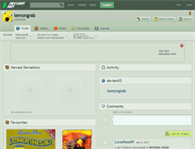 Tablet Screenshot of lemongrab.deviantart.com