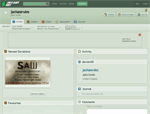 Tablet Screenshot of jackassrules.deviantart.com