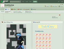 Tablet Screenshot of emokittyninja.deviantart.com