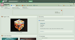 Desktop Screenshot of lucky-m3.deviantart.com