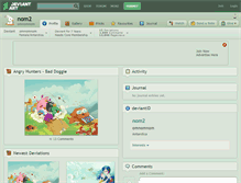 Tablet Screenshot of nom2.deviantart.com