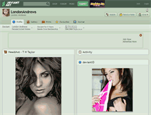 Tablet Screenshot of londonandrews.deviantart.com
