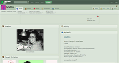 Desktop Screenshot of lunatixx.deviantart.com