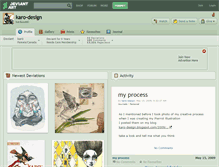 Tablet Screenshot of karo-design.deviantart.com